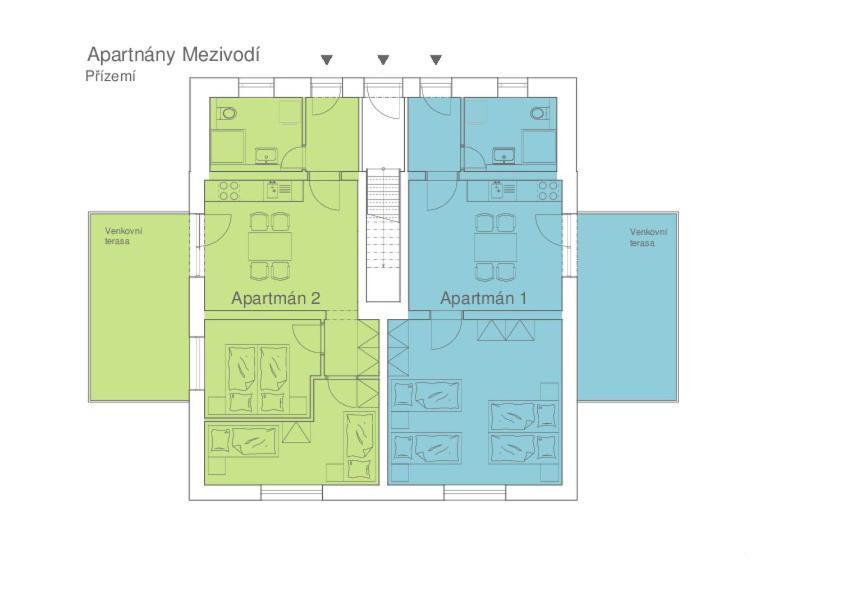 Apartmany Mezivodi Kycera Ngoại thất bức ảnh
